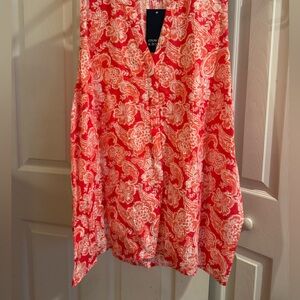 Plus size flutter sleeve floral top